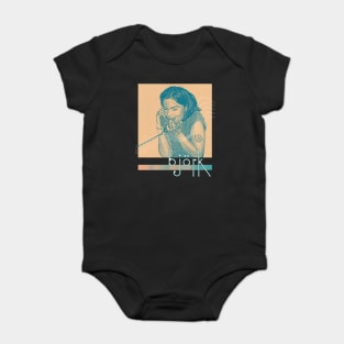 Björk  >>  Aesthetic Fan Art Design Baby Bodysuit